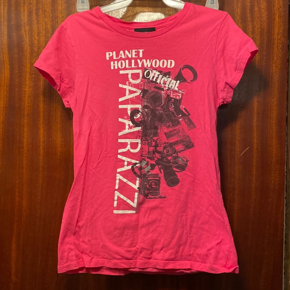 Planet Hollywood Pink T Shirt